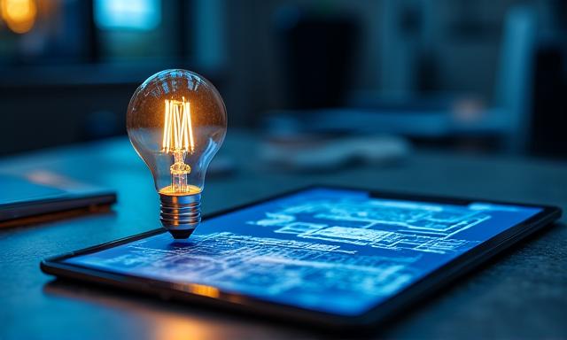 Concept of intellectual property including lightbulbs and digital locks
